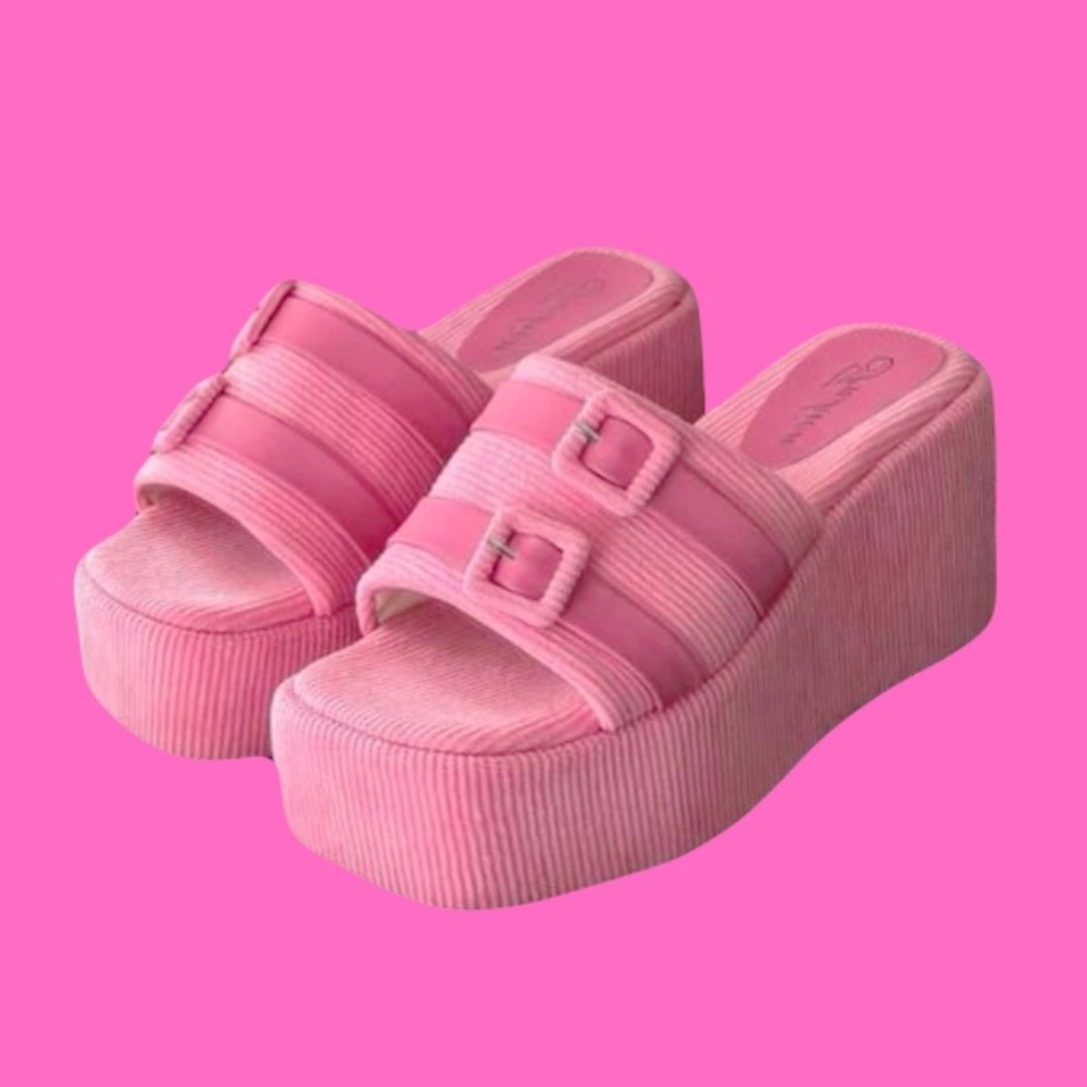 Y2K Barbie Platform Slides